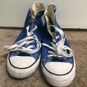 Royal Blue High Top Converse